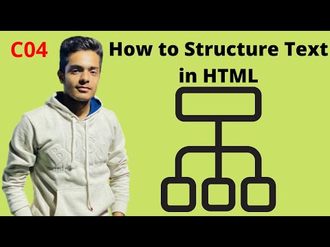 How to Structure Text in HTML C04 | HTML tutorial in hindi |developersonline