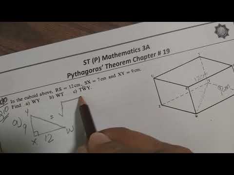 Pythagoras' Theorem ST(P) Mathematics 3A(part5)
