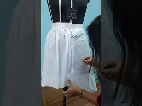 Draping Skirt with Yoke