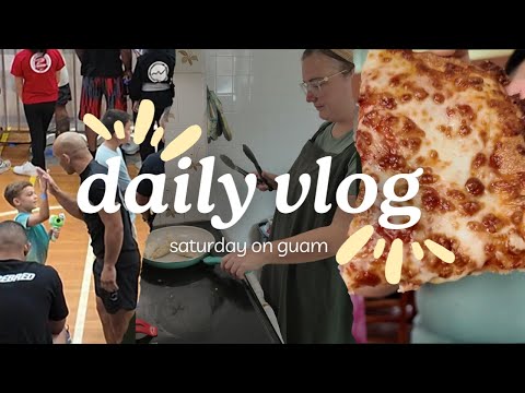 Juijitsu, Lunch, and Pizza on Guam