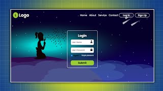 How To Build A Modern Login Page With  HTML & CSS | Perfect  For Website! |