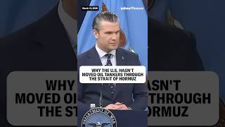Secretary of War Pete Hegseth on why the US hasn't moved oil tankers through the Strait of Hormuz