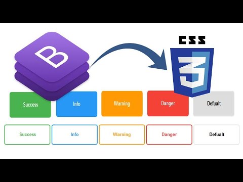 Create Bootstrap Outline Buttons Using CSS only