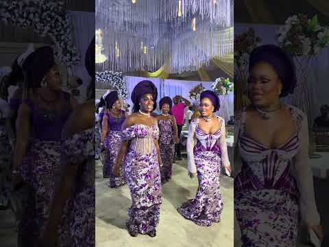 this bridal party entrance dance is #wedding #viralweddingenergy filled #dance #bride