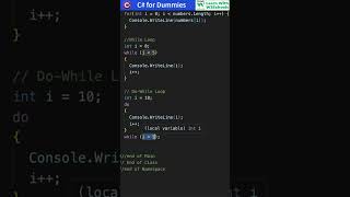 C# for Dummies: 16  C# Do-While Loop Tutorial?   #csharp #csharptutorial #csharpprogramming