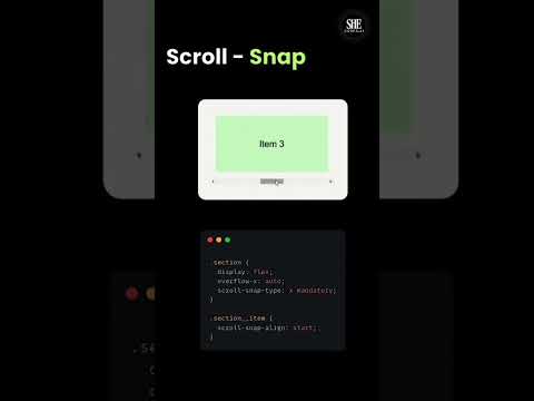 Scroll-snap using CSS 🔥🔥🔥🔥 #learn #learnhtml #html #html5 #learncss #css #csstricks #coding