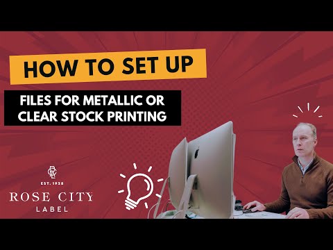 How to Set Up Print Files for Metallic or Clear Stock | White Ink Explained
