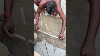 Column Layout in progress#construction #layout #work #constructionproject #home #shorts