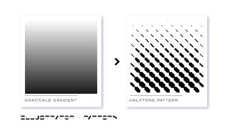 ILLUSTRATOR PATTERN 101 |  CUSTOM HALFTONE
