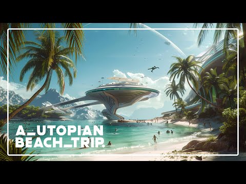 A Utopian Beach Trip - Super Relaxing & Mellow But Futuristic Music (Ambient & Atmospheric)