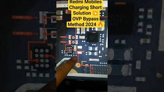 Redmi Mobiles Charging Short Solution OVP Bypass Method 2024 #repair#chargingsolution#Deadshort#tech