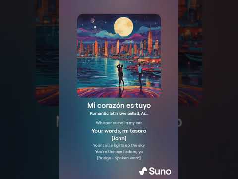 AI SONG! - Mi corazón es tuyo - Suno