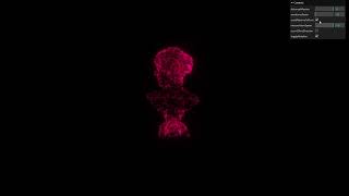 Web Interactive Particle Warp Simulation.