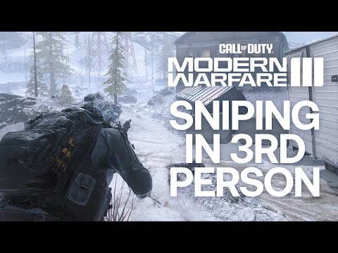 Modern Warfare 3 SNIPING in THIRD PERSON MODE #modernwarfare3 #3rdperson