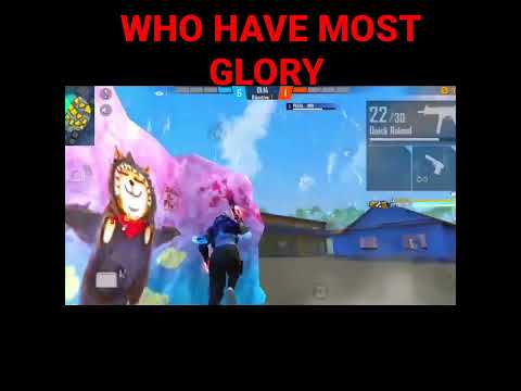 who have most Glory in Garena free fire