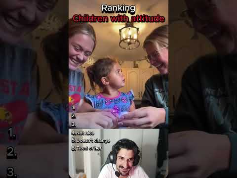 Ranking children with attitude .ep4 #shorts #funny