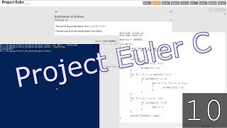 Project Euler in C #10: Summation Of Primes