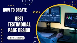 Best Testimonial Page Design | HTML & CSS Tutorial | Modern UI Web Design