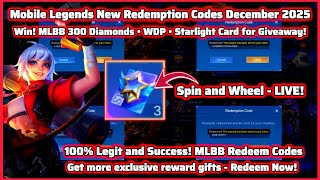 no Limit Mobile Legends New Redeem Codes December 16 2025 + Free MLBB Starlight Card for Giveaway