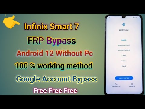 Infinix Smart 7 FRP Bypass Android 12 | Apps Not Open | Smart 7 Google Account Bypass Without PC