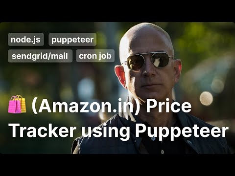 🛍 (Amazon.in) Price Tracker using Puppeteer