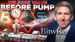 Crypto Pressure Release Before Rally🚀Matt Hougan Bitwise INTERVIEW