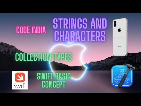 #swift5 #collectiontypes #strings #characters #ios #codeindia #beginners #basicconcept