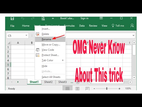 How to Rename a Worksheet In Microsoft Excel | How to Rename excel Sheet | Add Excel sheet 2016