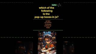 Javascript MCQ || Pop-up boxes in JavaScript #javascript #js #html5 #mcq #javascript #coding #html