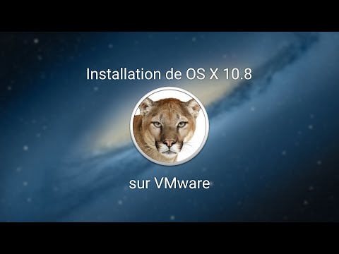 Installation de Mac OS X 10.8 sur VMware