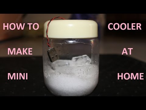 How To Make Mini Cooler TUTORIAL