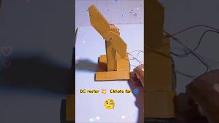 Chhoti DC Motor se Powerful Fan Demo 🔥⚡ |  #lavkushcore