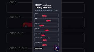 The transition-timing-function property  ✨🚀  #css #PCMaster