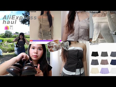 AliExpress Haul! 🛒 📦 ♥︎ (clothing + cute & aesthetic things)