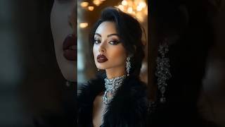 Glamorous Evening Look with Stunning Accessories #glam #fashion #eveningwear