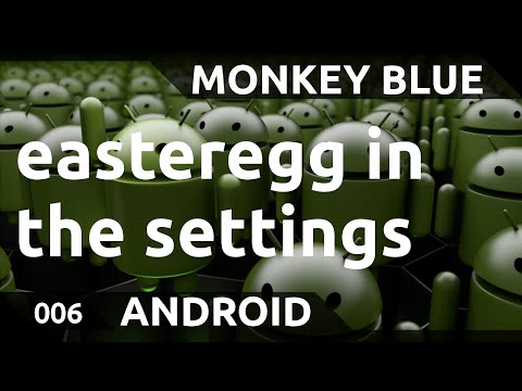 Android: easteregg in the settings in every version