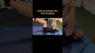Core Activation: Deadbug #coreactivation #activateabs #abs #abactivation #deadbugexercise #core