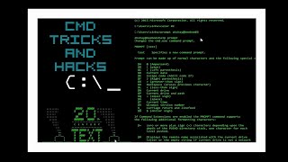 CMD Tricks and Hacks | 3 Top BEST