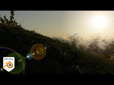 Lens Flare Effect in Blender | No Addons needed!
