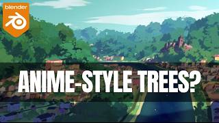 New Blender Addon For Creating Sylized Trees & Fooliage | Shapescape