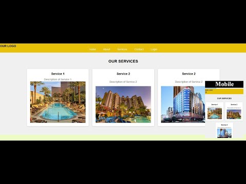 Responsive Navbar HTML CSS, Responsive Navbar HTML CSS JavaScript Part 1 of 3