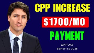 BREAKING: Trudeau Approves $1,700 CPP Increase – Payments Start THIS Friday!