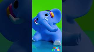 एक मोटा हाथी | ek mota hathi | funny elephant video for kids  by @ninibooms​