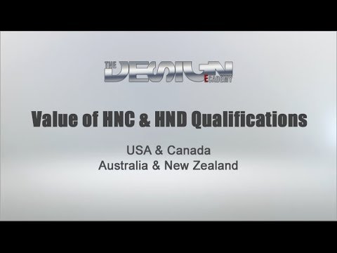 Value of HNC & HND Qualifications in USA & Canada, Australia & New Zealand