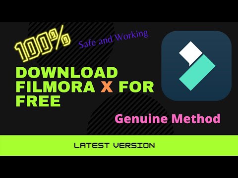 Download Filmora X in Genuine method | Latest Version Filmora X for free - 100% Working