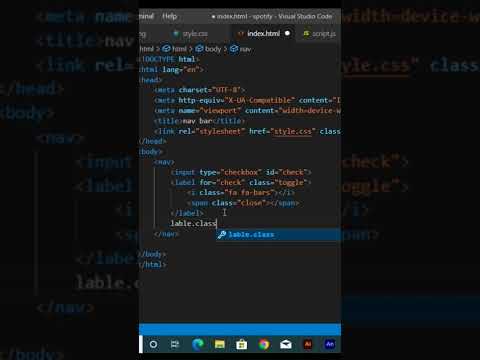HOW TO MAKE NAV BAR USING HTML CSS ll html se nav bar kese banaye part 1#short