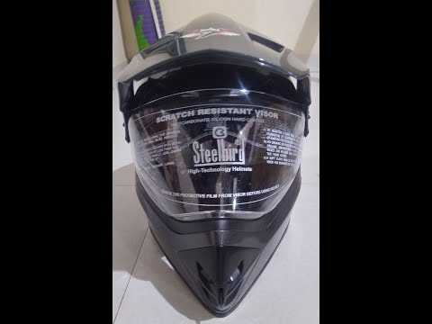 Steelbird Off Road GT ISI Certified Motocross Helmet  with inner Sun Shield  SBH-13 #steelbird