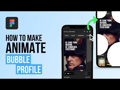 How to make… Animate Bubble Profile | Figma Tutorial