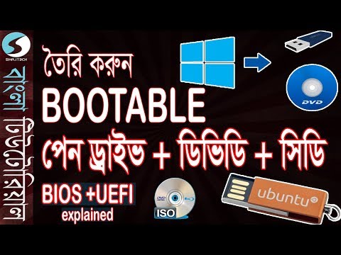 Create Bootable Pendrive + DVD + CD from ISO - Windows/Linux - 2019