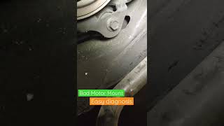 Bad Motor Mounts | Quick Fix | Fast Diagnosis | Tech Tips - How To Fix Your Car #Shorts